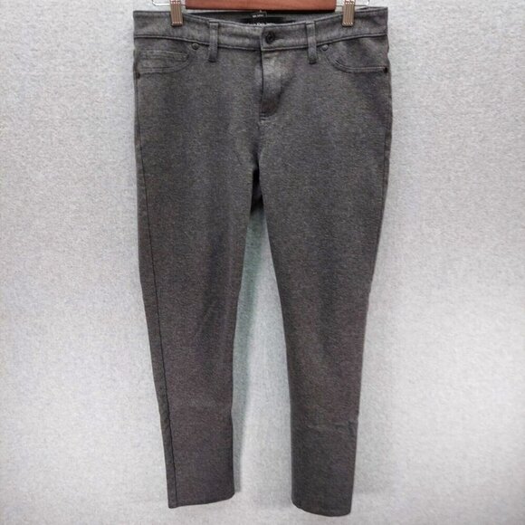 Calvin Klein  Charcoal Gray Pull On Stretch Pants Leggings Sz 8 No Front Pockets - Picture 1 of 16